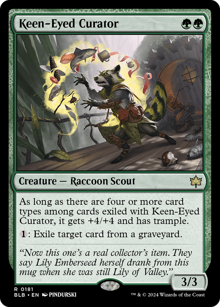 Keen-Eyed Curator (BLB-181) -  Foil