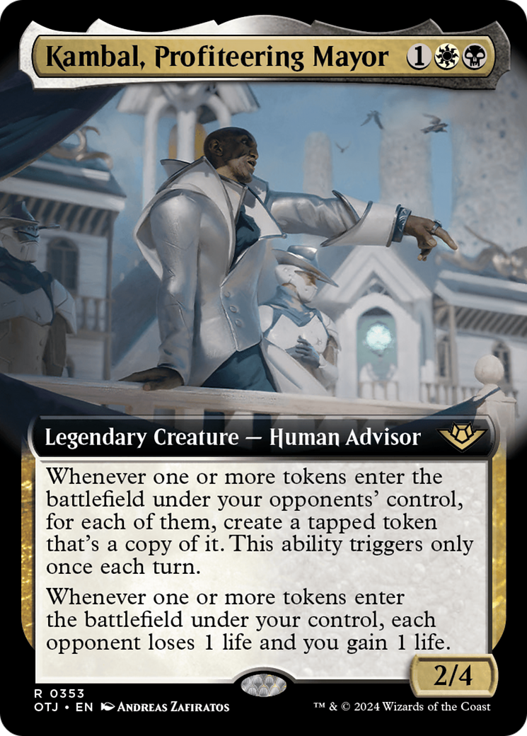 Kambal, Profiteering Mayor (OTJ-353) - : (Extended Art) Foil