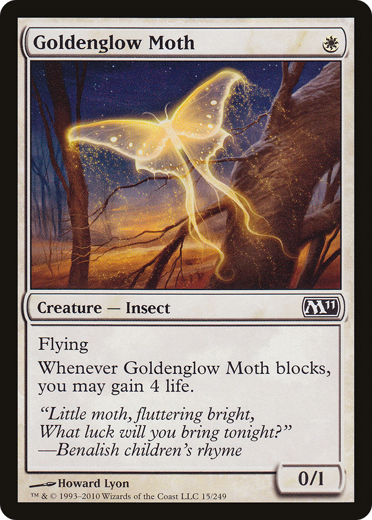 Goldenglow Moth (M11-015) -