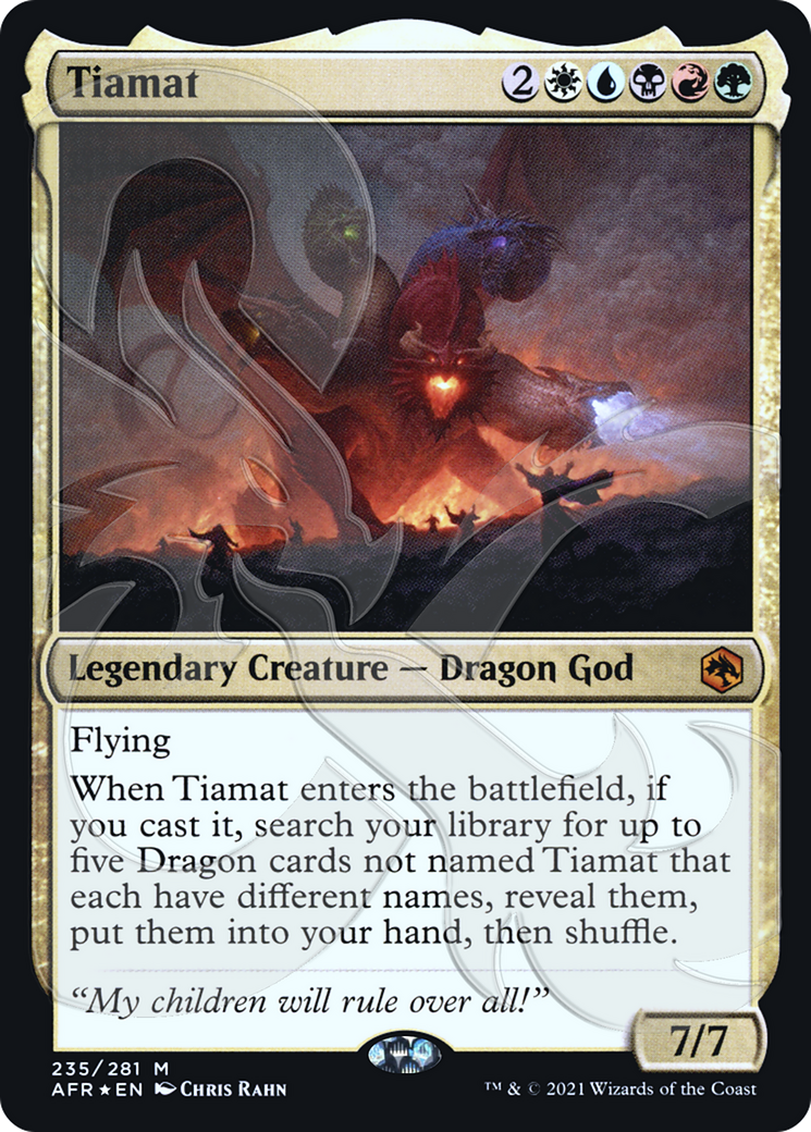 Tiamat (AFR&-235A) -  Foil