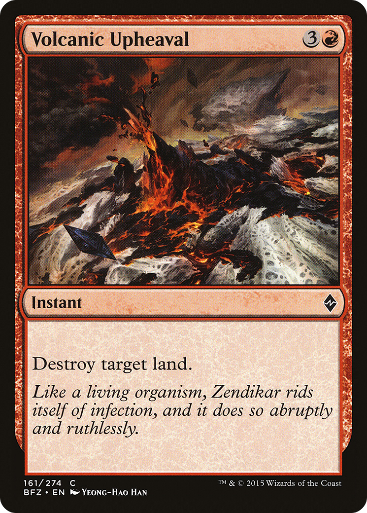 Volcanic Upheaval (BFZ-161) -  Foil