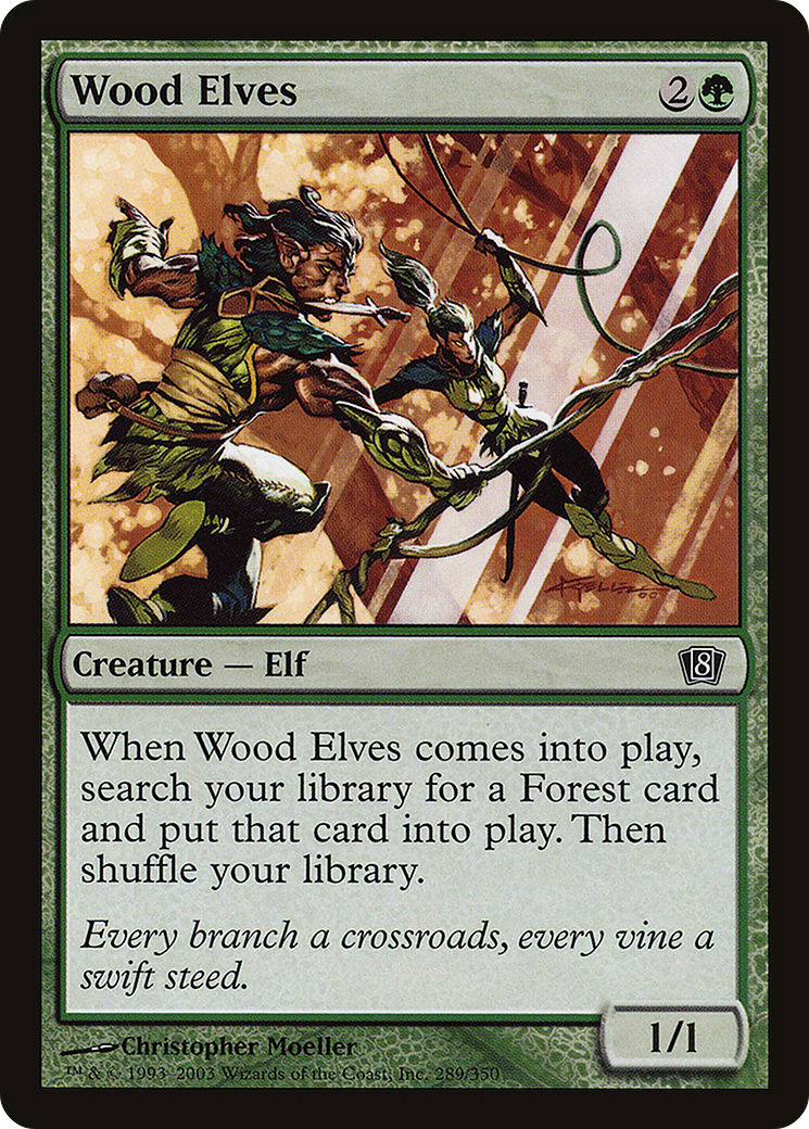 Wood Elves (8ED-289★) -  Foil