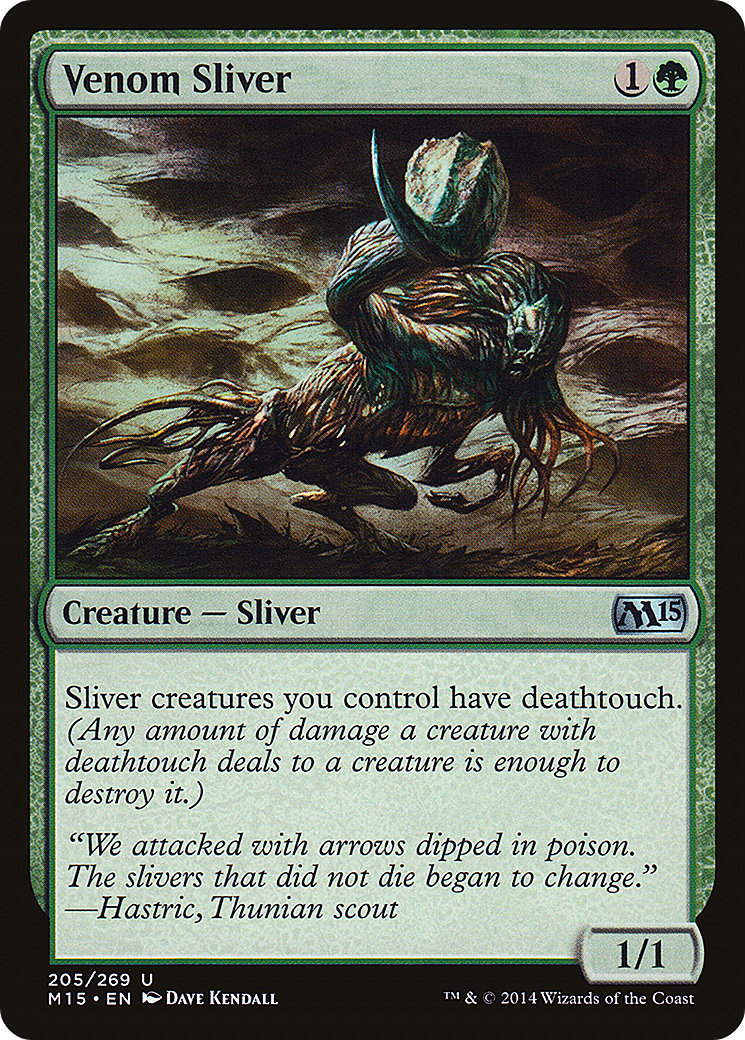 Venom Sliver (M15-205) -  Foil