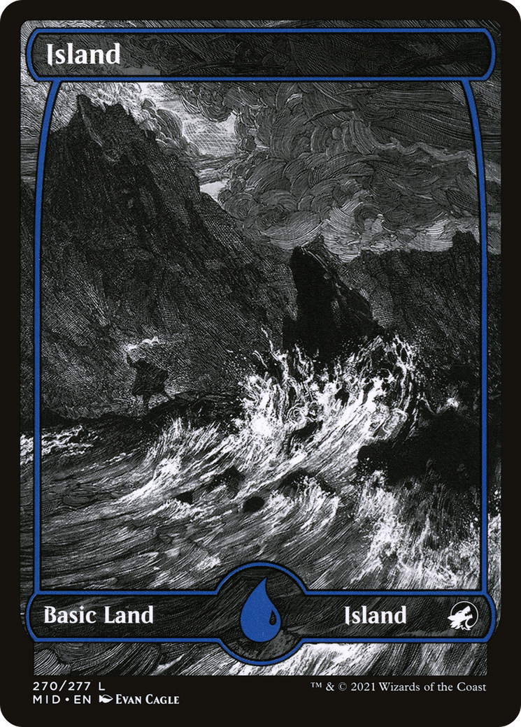 Island (MID-270) - : (Full Art, Showcase) Foil