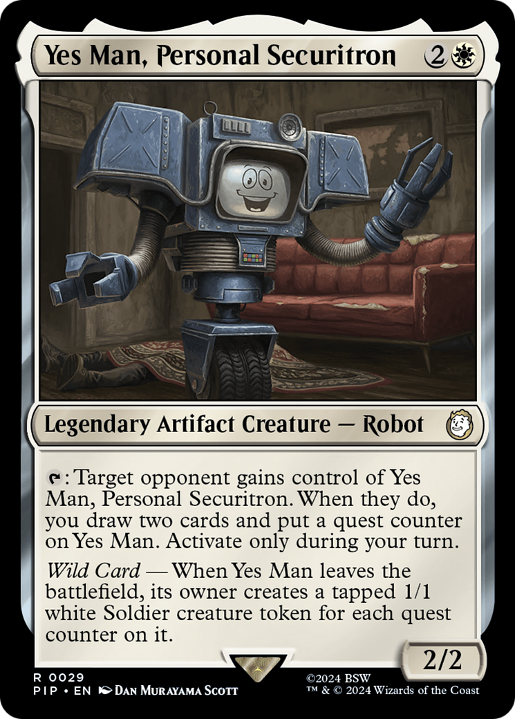 Yes Man, Personal Securitron (PIP-029) -  Foil