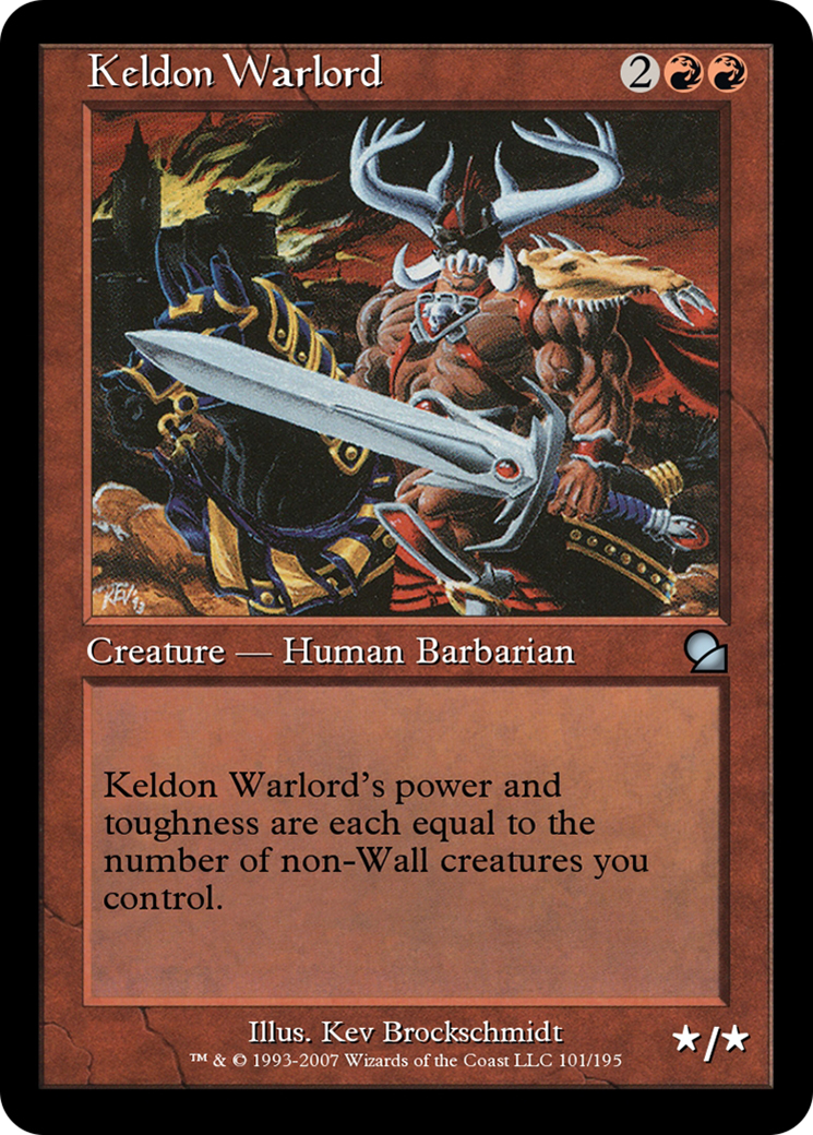 Keldon Warlord (ME1-101) -  Foil