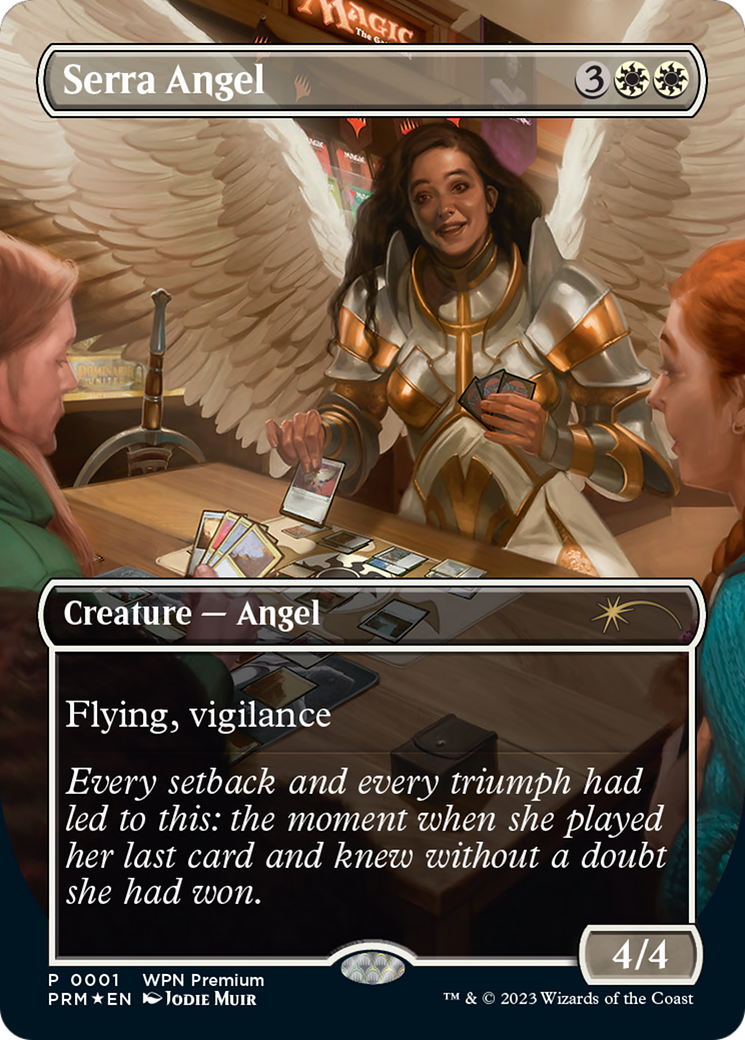 Serra Angel (WPN-001) -  (Borderless) Foil