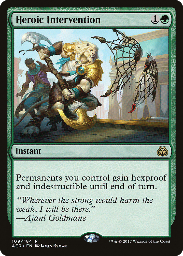 Heroic Intervention (AER-109) -  Foil