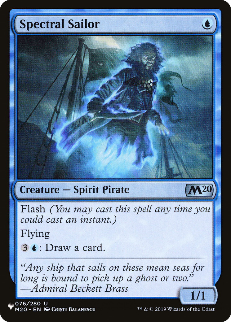 Spectral Sailor (LIST-M20-76) -