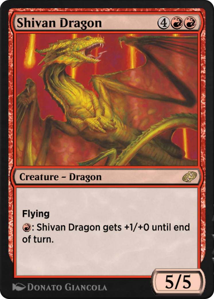 Shivan Dragon (J21-788) -