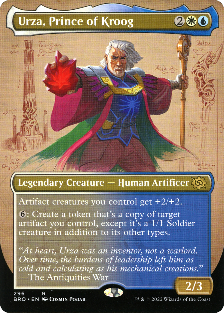 Urza, Prince of Kroog (BRO-296) -  (Borderless)