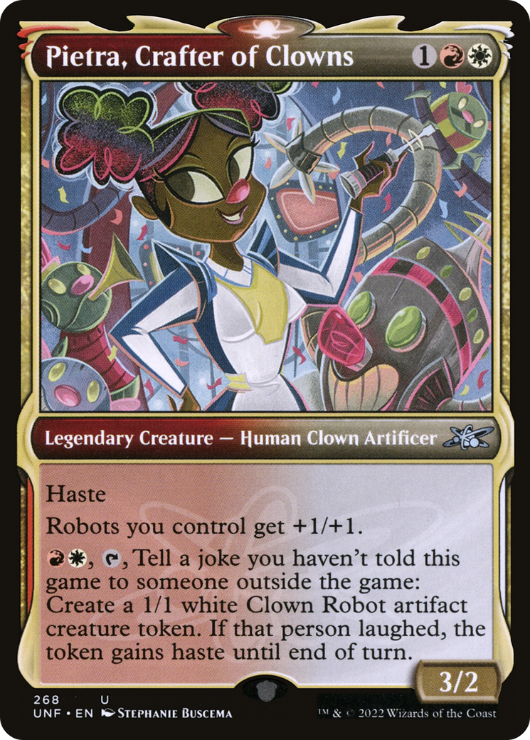 Pietra, Crafter of Clowns (UNF-268) - : (Showcase) Foil