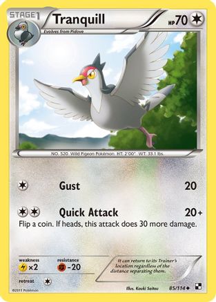 Tranquill 85/114 - Reverse Holofoil