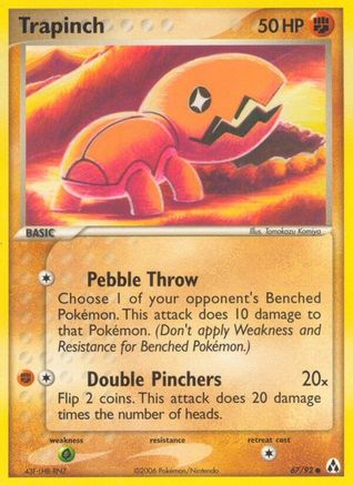 Trapinch 67/92 - Reverse Holofoil