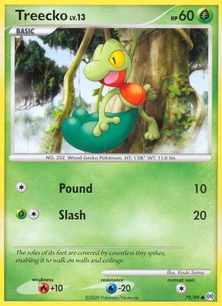 Treecko (79) 79/99 - Reverse Holofoil