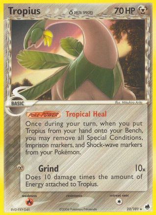 Tropius (Delta Species) 23/101 - Reverse Holofoil