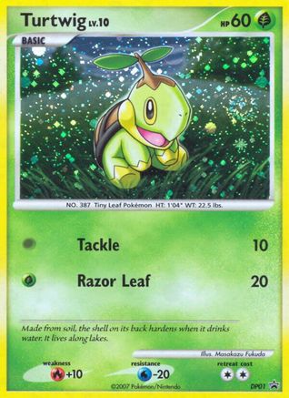 Turtwig - DP01 DP01/56 - Holofoil