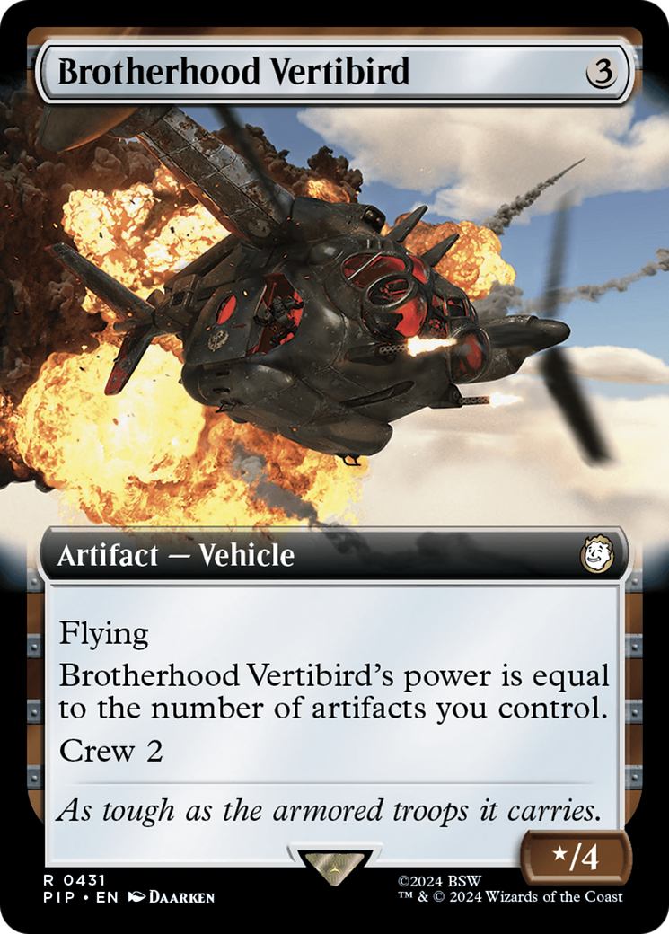 Brotherhood Vertibird (PIP-431) - : (Extended Art) Foil