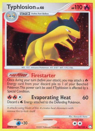 Typhlosion 16/123 - Holofoil