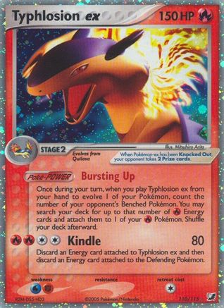 Typhlosion ex 110/115 - Holofoil