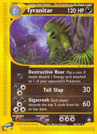 Tyranitar 40/147 - Reverse Holofoil