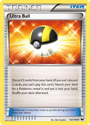 Ultra Ball 102/108 - Reverse Holofoil