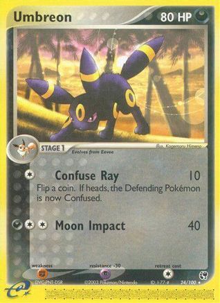 Umbreon 24/100 - Reverse Holofoil