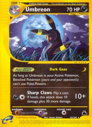 Umbreon (32) 32/144 - Reverse Holofoil