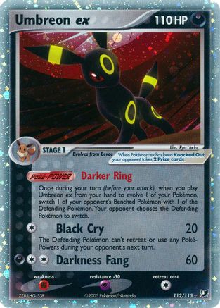 Umbreon ex 112/115 - Holofoil