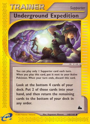 Underground Expedition 140/144 - Reverse Holofoil