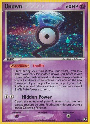 Unown (G) G/115 - Holofoil