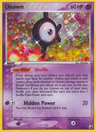 Unown (K) K/115 - Holofoil