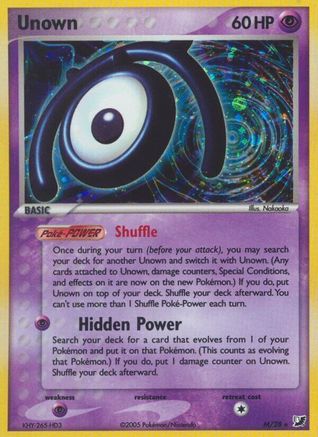 Unown (M) M/115 - Holofoil