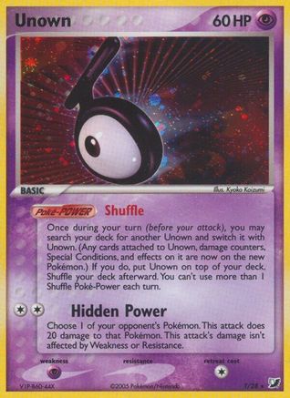 Unown (T) T/115 - Holofoil