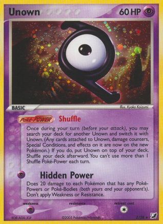 Unown (Z) Z/115 - Holofoil