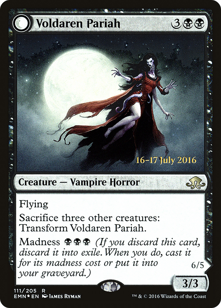 Voldaren Pariah // Abolisher of Bloodlines (PRE-111S) - : (mooneldrazidfc) Foil