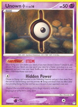 Unown [I] 37/123 -