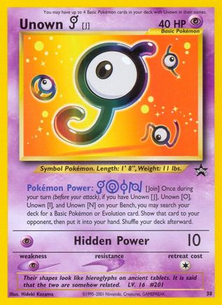 Unown [J] 38/53 -