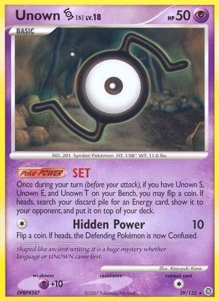 Unown [S] 39/132 -