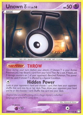 Unown [T] 67/123 -