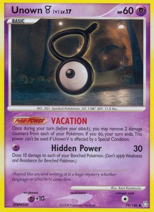 Unown (V) 79/146 - Reverse Holofoil