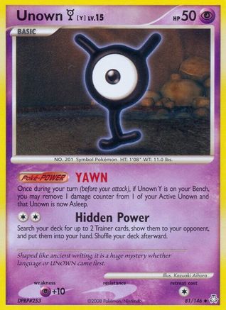 Unown (Y) 81/146 -