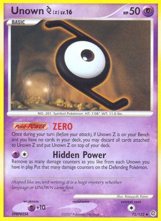 Unown [Z] 72/132 -