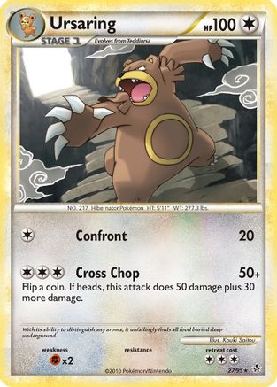 Ursaring 27/95 - Reverse Holofoil