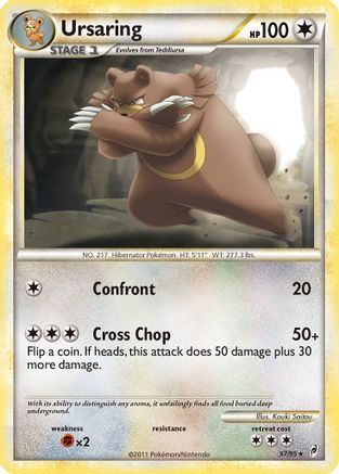 Ursaring 37/95 - Reverse Holofoil