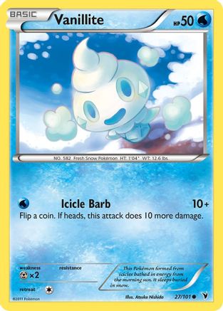 Vanillite 27/101 - Reverse Holofoil