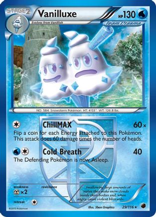 Vanilluxe (Team Plasma) 29/116 - Reverse Holofoil