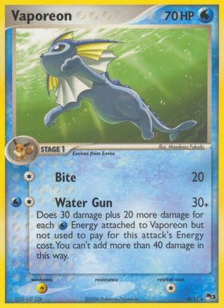 Vaporeon 6/17 -