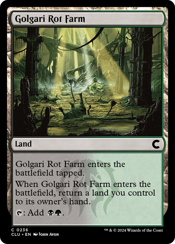 Golgari Rot Farm (CLU-236) -