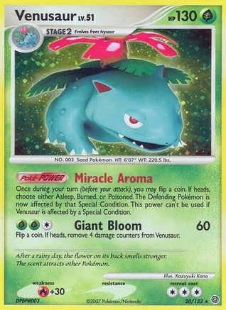 Venusaur 20/132 - Reverse Holofoil